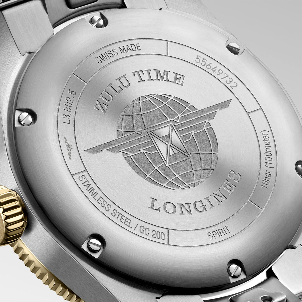 Longines SPIRIT ZULU TIME 39mm Automatic Watch L38025536 - Michael Jones Jeweller