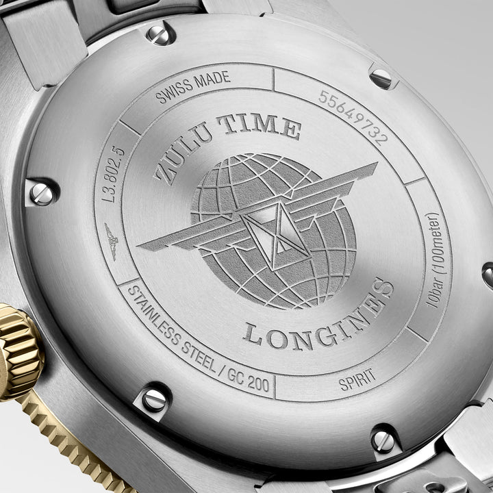 Longines SPIRIT ZULU TIME 39mm Automatic Watch L38025536