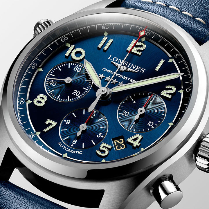 Longines SPIRIT 42mm Automatic Watch L38204930 - Michael Jones Jeweller