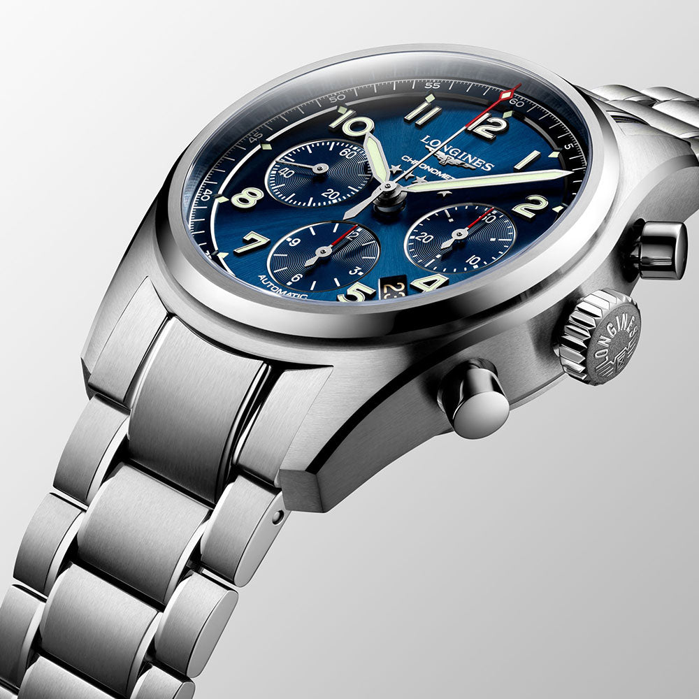Longines SPIRIT 42mm Automatic Watch L38204936 - Michael Jones Jeweller