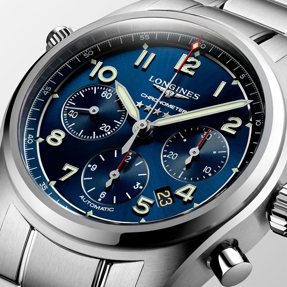 Longines SPIRIT 42mm Automatic Watch L38204936 - Michael Jones Jeweller