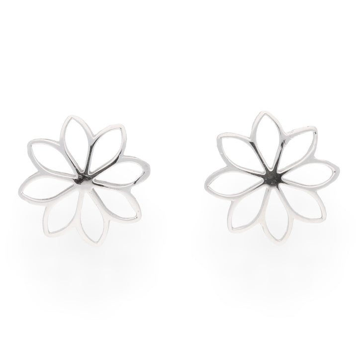 Open Flower Stud Earrings - Michael Jones Jeweller
