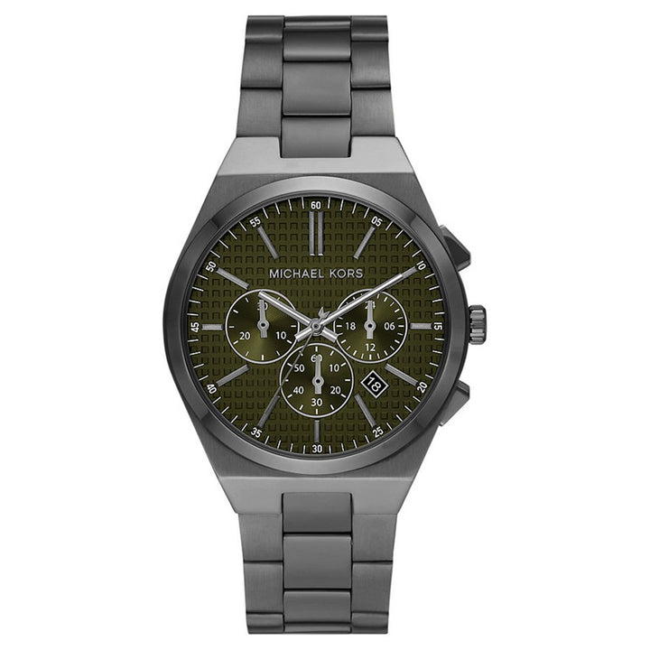 Michael Kors Lennox Oversized Gunmetal 40mm Quartz Watch