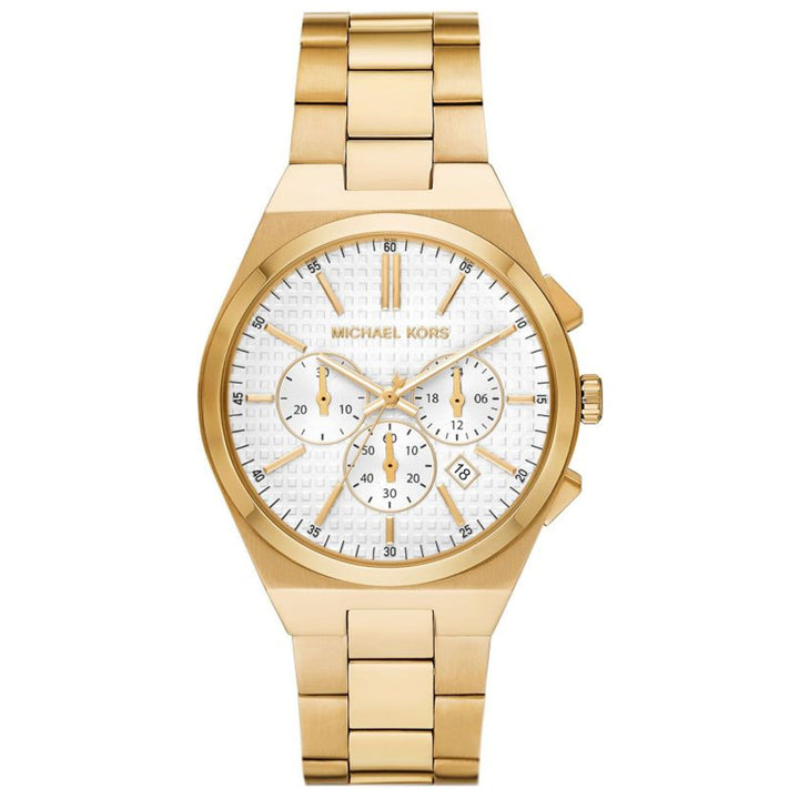 Michael Kors Lennox Oversized Gold-Tone 40mm Quartz Watch