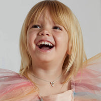 D for Diamond Childs Freshwater Pearl Bow Necklace - Michael Jones Jeweller