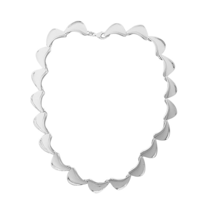 Sail Shape Silver Necklace - Michael Jones Jeweller