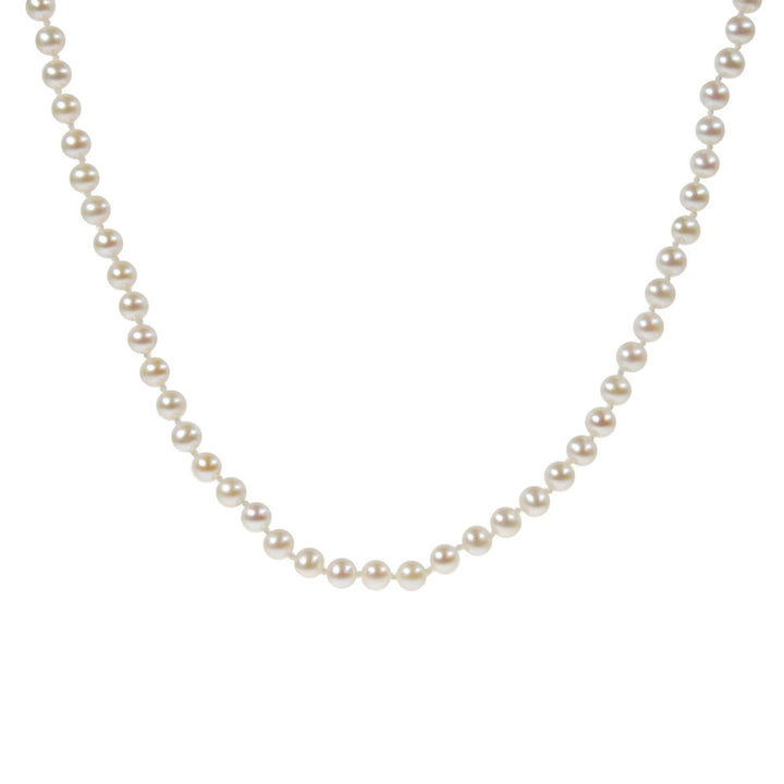 Cultured Pearl 9ct Yellow Gold Necklace