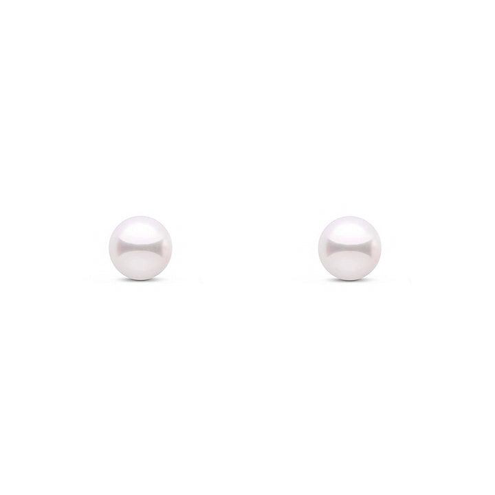 Freshwater Pearls 9ct Yellow Gold Stud Earrings 5mm - Michael Jones Jeweller
