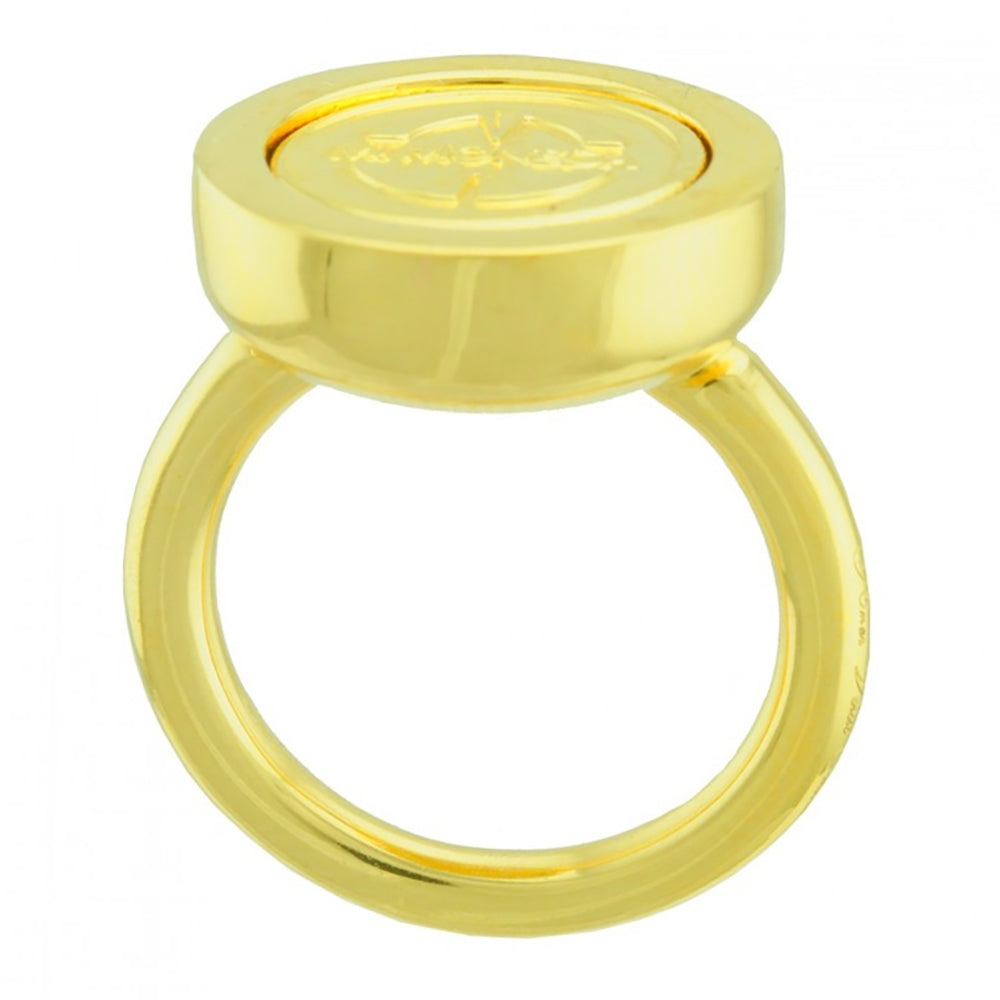 Mi Moneda Yellow Gold Plated Coin Ring - Michael Jones Jeweller