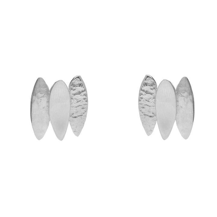 Chris Lewis Thistle - Silver Stud Earrings