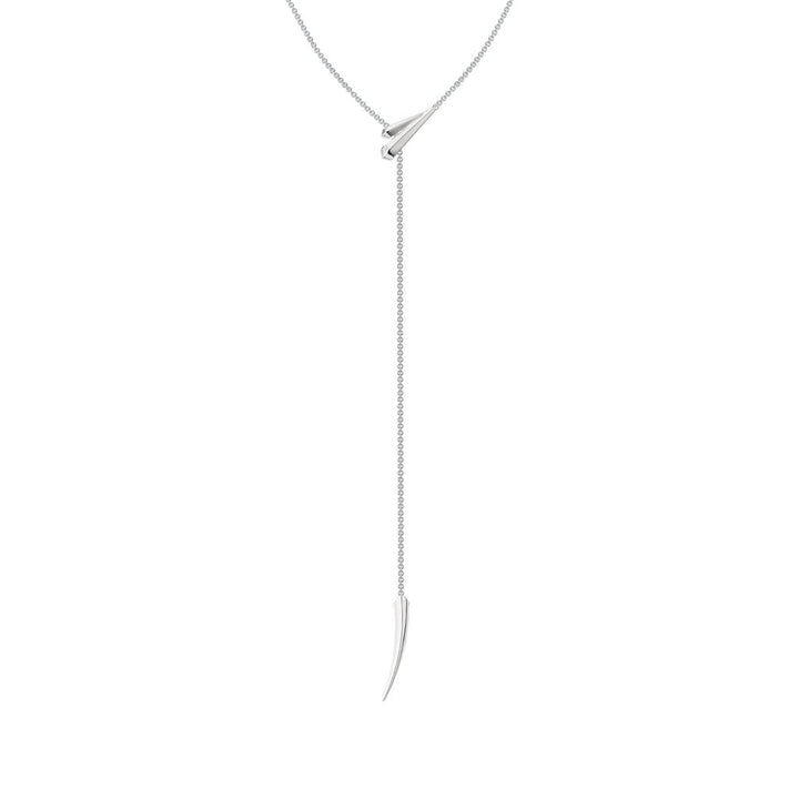 Shaun Leane Sabre Deco Silver Long Drop Necklace