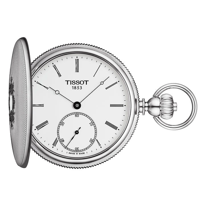 Tissot T-Pocket Savonette Mechanical Pocket Watch T8674051901300 - Michael Jones Jeweller