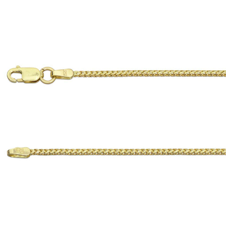 9ct Yellow Gold 16 Inch Franco Chain - Michael Jones Jeweller