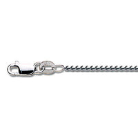 16 Inch Franco 9ct White Gold Chain - Michael Jones Jeweller