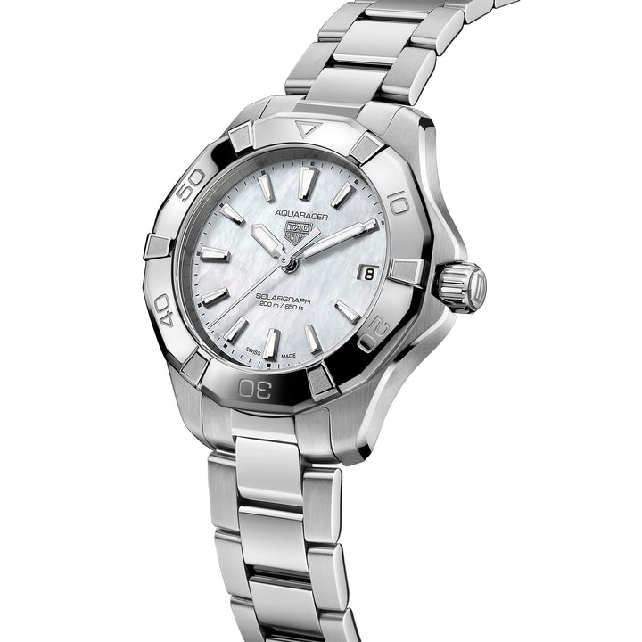 TAG Heuer Aquaracer Professional 34mm 200m Solargraph Quartz Watch WBP1312.BA0005 - Michael Jones Jeweller