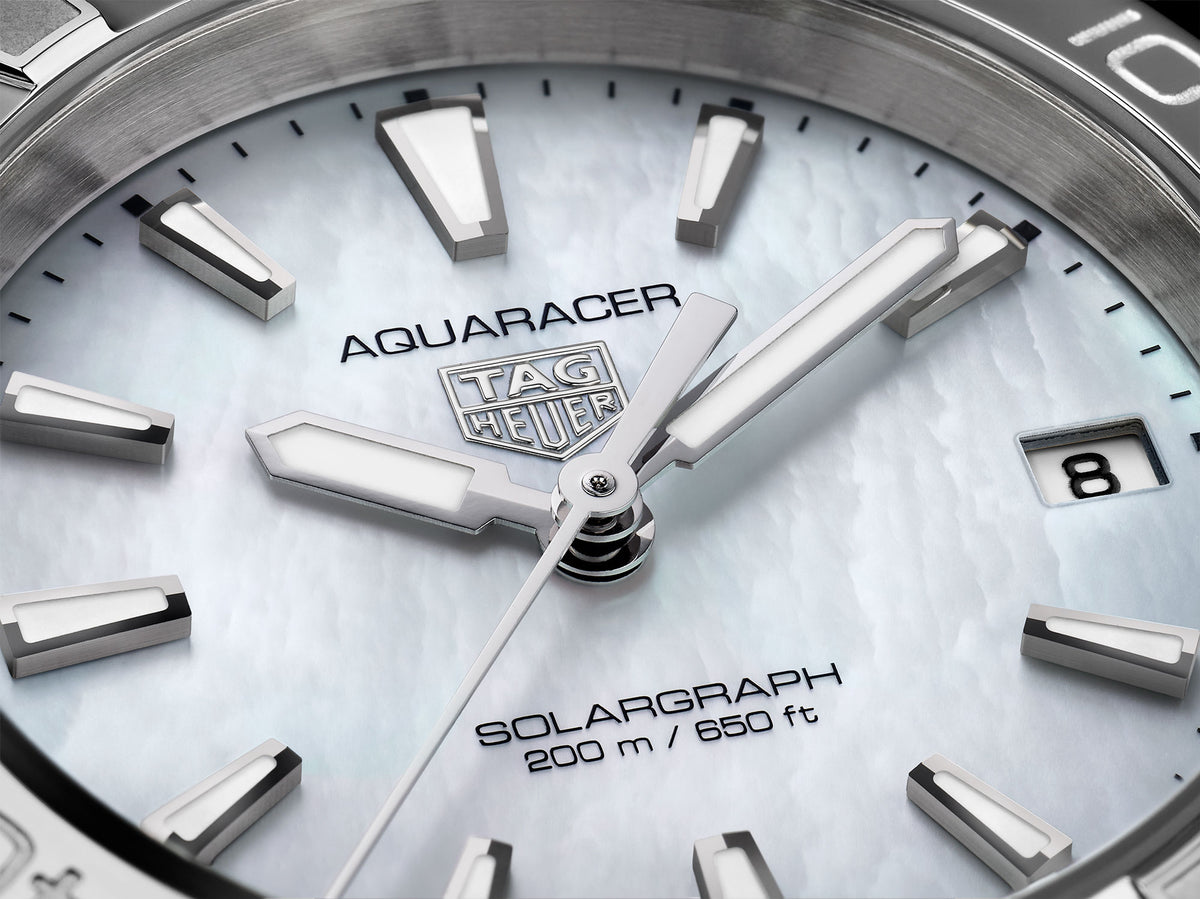 TAG Heuer Aquaracer Professional 34mm 200m Solargraph Quartz Watch WBP1312.BA0005 - Michael Jones Jeweller