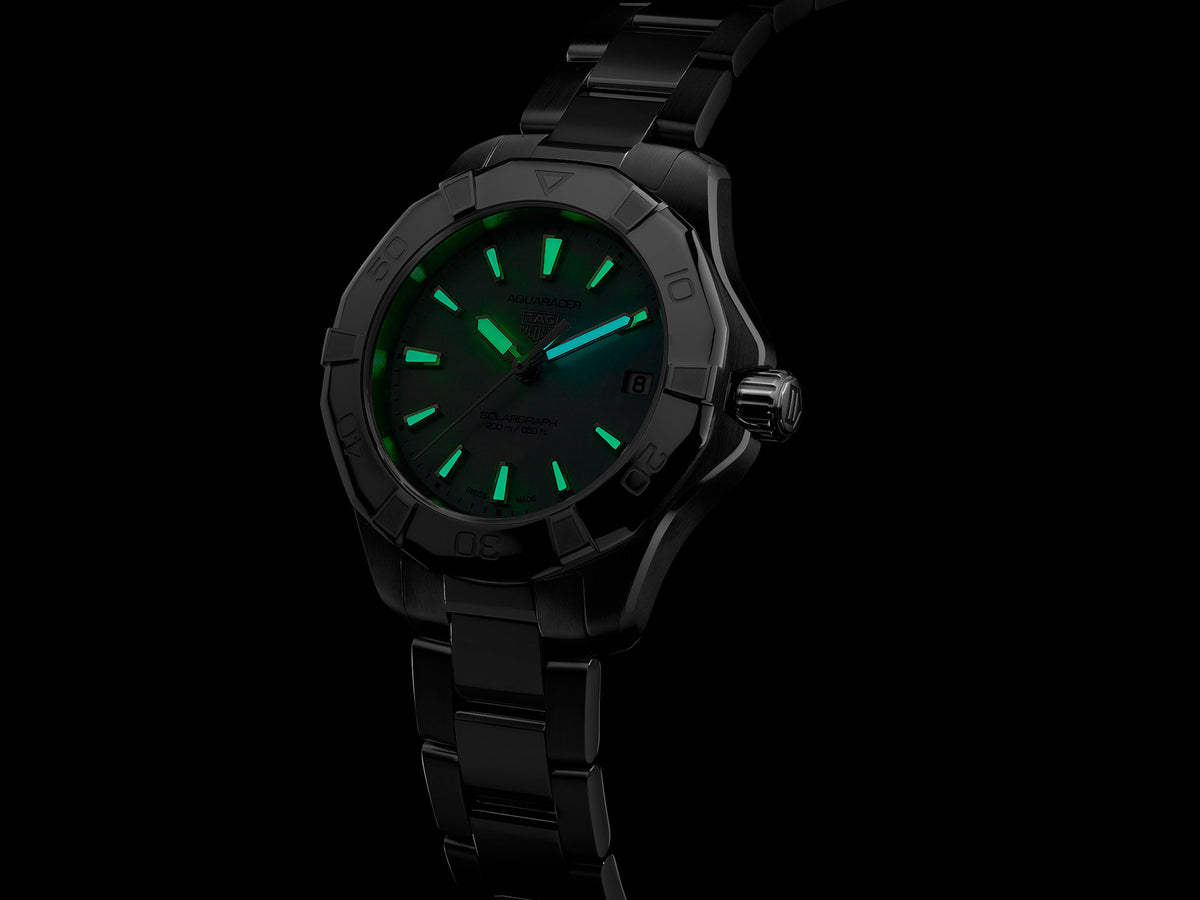 TAG Heuer Aquaracer Professional 34mm 200m Solargraph Quartz Watch WBP1312.BA0005 - Michael Jones Jeweller