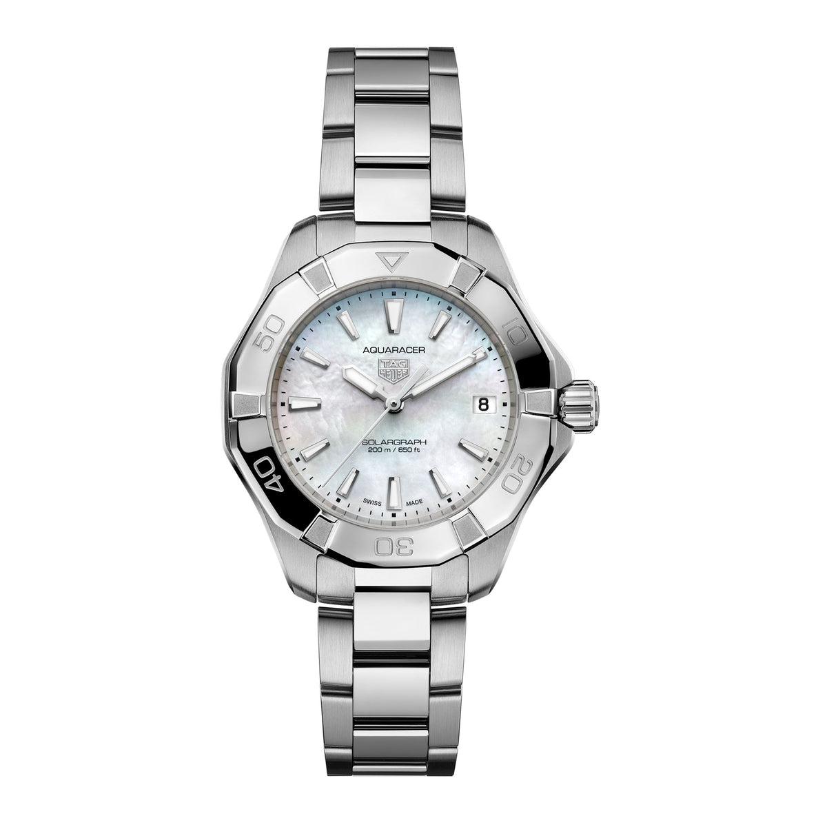 TAG Heuer Aquaracer Professional 34mm 200m Solargraph Quartz Watch WBP1312.BA0005 - Michael Jones Jeweller