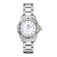 TAG Heuer Aquaracer Professional 30mm 200m Diamond Set Quartz Watch WBP1416.BA0622 - Michael Jones Jeweller