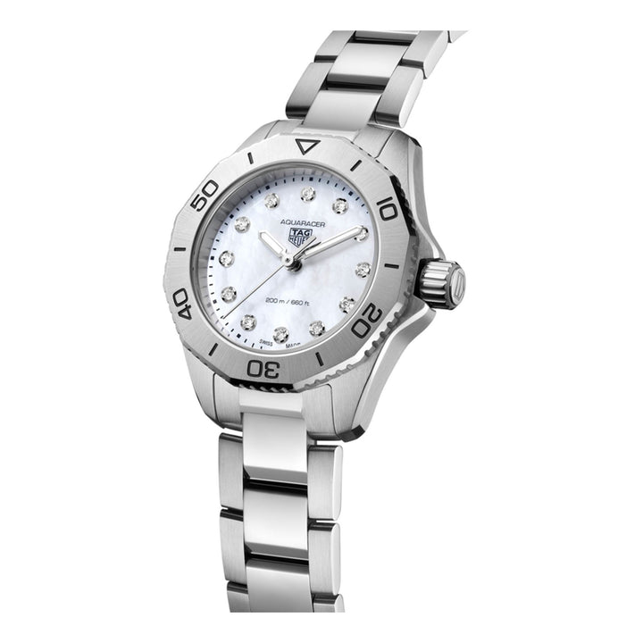 TAG Heuer Aquaracer Professional 30mm 200m Diamond Set Quartz Watch WBP1416.BA0622