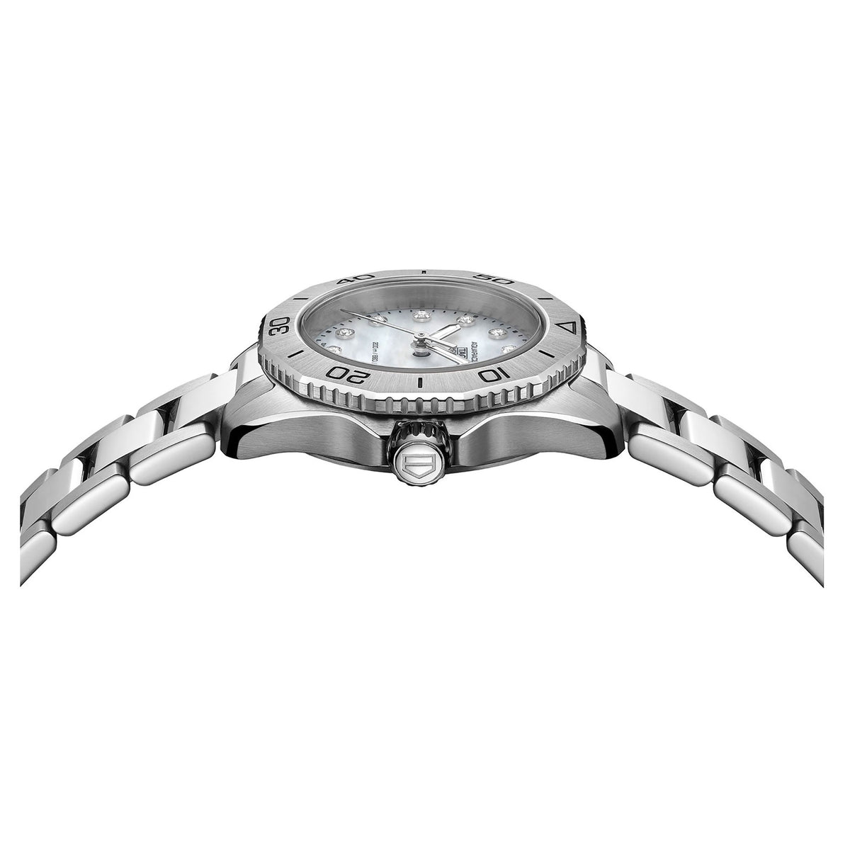 TAG Heuer Aquaracer Professional 30mm 200m Diamond Set Quartz Watch WBP1416.BA0622 - Michael Jones Jeweller
