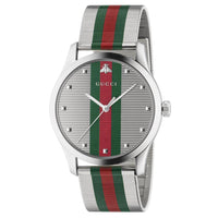Gucci G-Timeless 42mm House Web Stripe Watch YA126284 - Michael Jones Jeweller