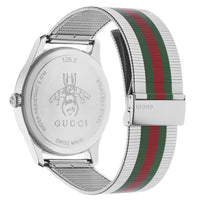 Gucci G-Timeless 42mm House Web Stripe Watch YA126284 - Michael Jones Jeweller