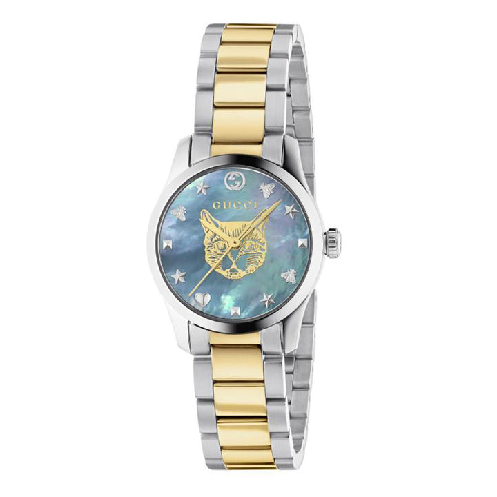 Gucci G-Timeless 27mm Feline Dial Quartz Watch YA1265011 - Michael Jones Jeweller