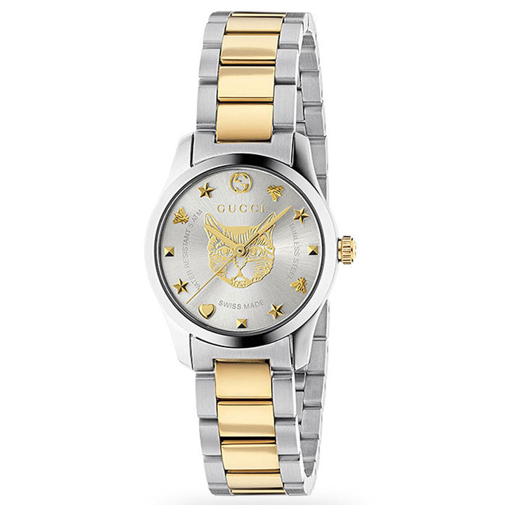 Gucci G-Timeless 27mm Feline Dial Quartz Watch YA126596 - Michael Jones Jeweller
