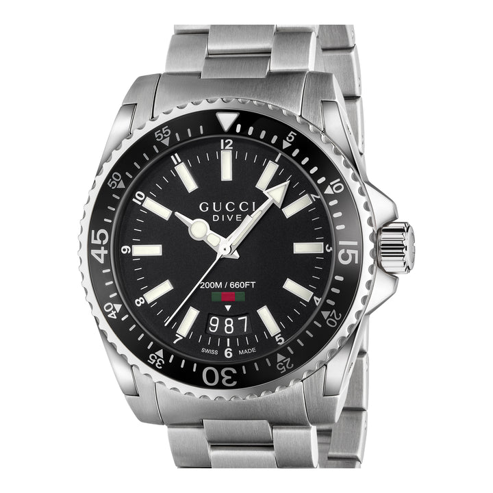 Gucci GUCCI Dive 40mm Quartz Watch YA136301A - Michael Jones Jeweller