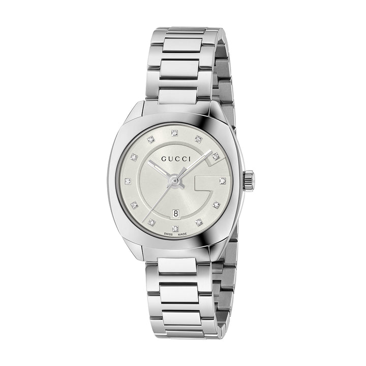 Gucci GG2570 29mm Diamond Set Quartz Watch YA142504 - Michael Jones Jeweller